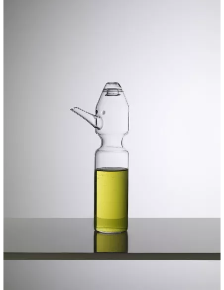 Pinolio Oliera H.21,2 Cm. C/tappo Trasparente Diam. cm.10 Cl.25