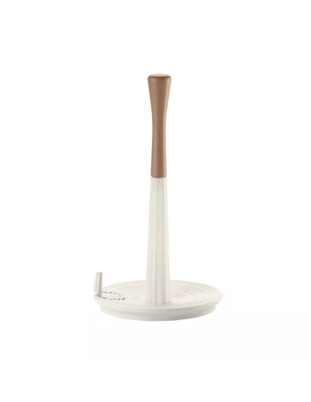 ''Roll&tear'' Portarotolo Universale Da Cucina Bianco Latte Linea Tierra