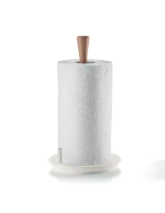 ''Roll&tear'' Portarotolo Universale Da Cucina Bianco Latte Linea Tierra 2