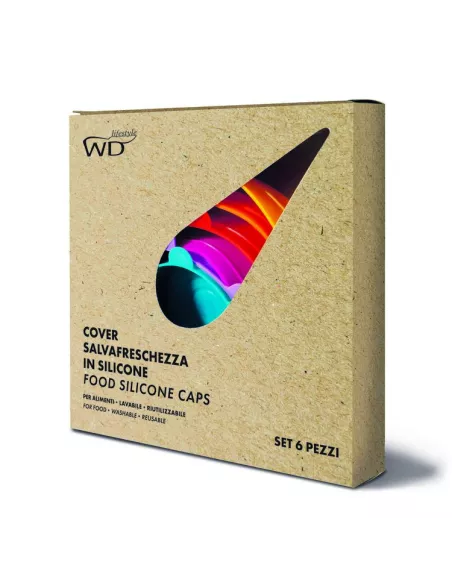Set 6 Cover Salvafreschezza In Silicone