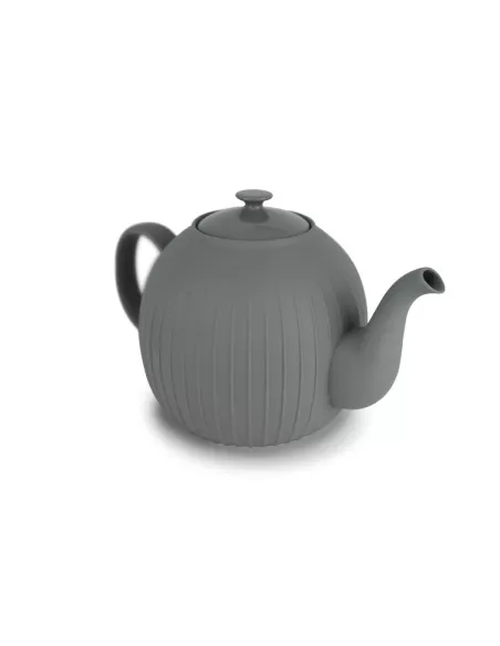 Teiera In Porcellana Da 1l Grigio Linea Arita