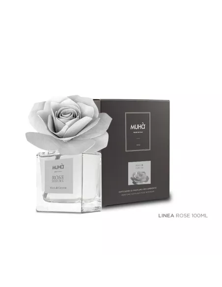 Profumatore D'ambiente Rosa Diffuser Fiori Di Cotone 100 Ml