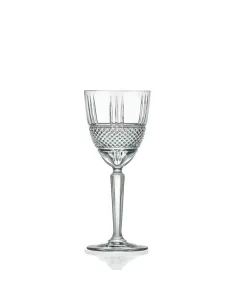 Set 6 Calici Diamond Crystal Glass Cm.19