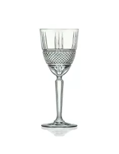 Set 6 Calici Diamond Crystal Glass Cm. 20