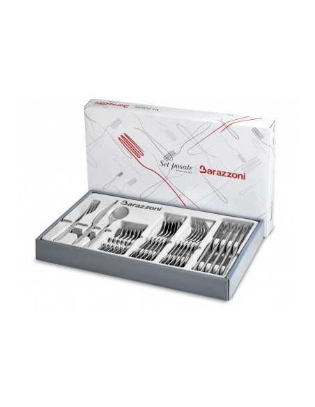 Servizio Posate 24 Pz In Acciaio Inox 18/10 Linea Ambra