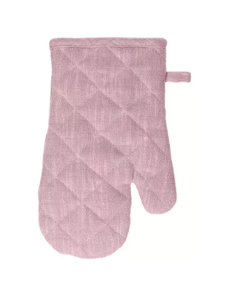 Guanto Forno 27 x 17 Cm. Volterra Rosa Antico In Cotone