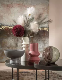 Centrotavola In Ceramica Grigio L'oca Nera 1M186 2
