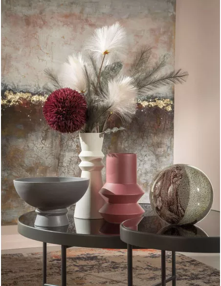 Centrotavola In Ceramica Grigio L'oca Nera 1M186