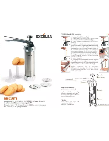Sparabiscotti Biscuits In Acciaio Inox 18/10 Excélsa