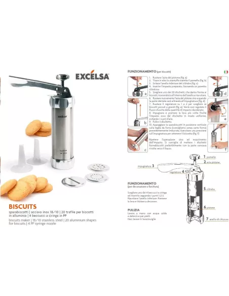 Sparabiscotti Biscuits In Acciaio Inox 18/10 Excélsa