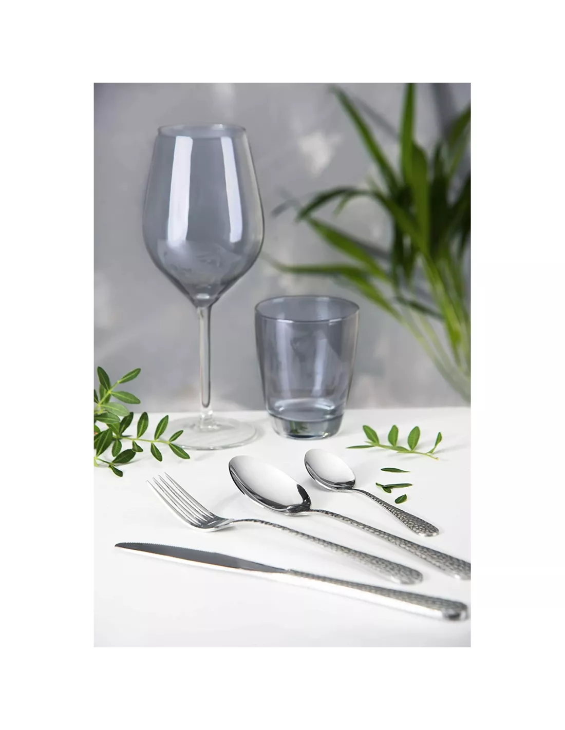 Set 6 calici Vino cl 25 plastica ms antiurto colore Cenere - Casalinghi  Bicchieri e Caraffe Vino Excelsa - Af Interni Shop