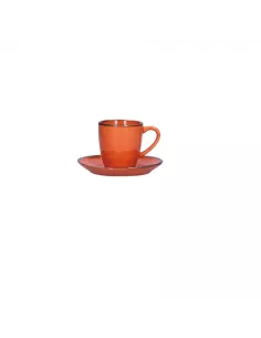 Concerto Arancione Tazza Caffè Con Piattino 90cc
