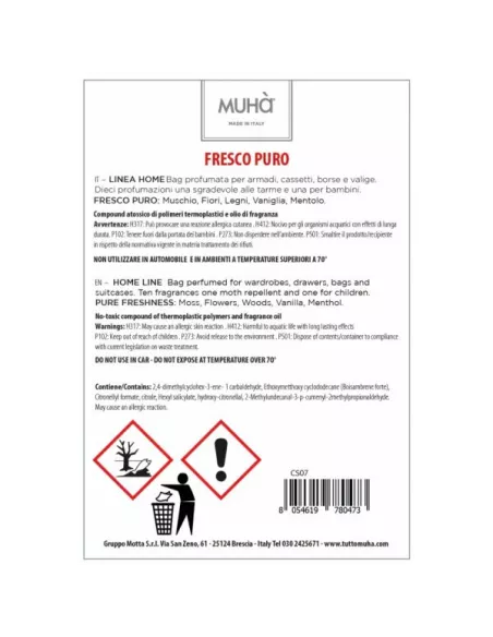 Bag Profuma Cassetti E Armadi Fresco Puro