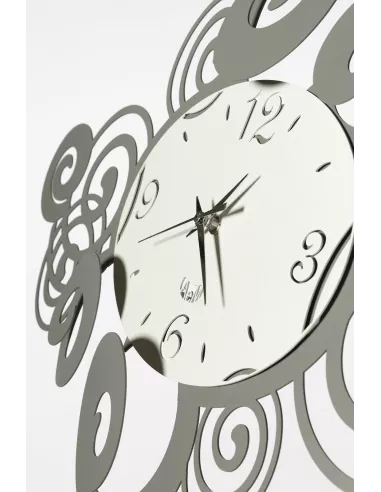 Orologio Da Parete Dinamico Arabesque Fango e Avorio