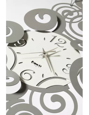 Orologio Da Parete Dinamico Arabesque Fango e Avorio