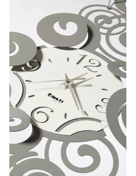 Orologio Da Parete Dinamico Arabesque Fango e Avorio