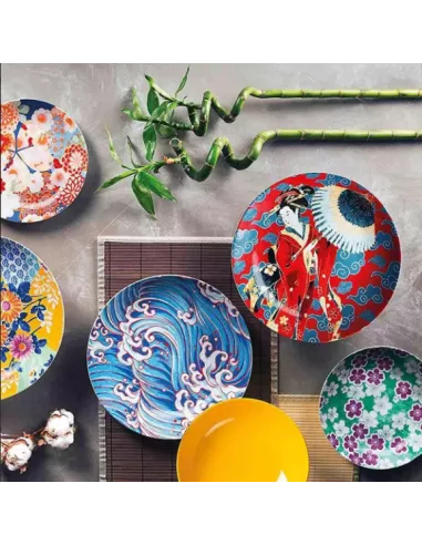 Servizio Piatti 18 Pz Kimono ExcélsaServizio Piatti 18 Pz Kimono Excélsa