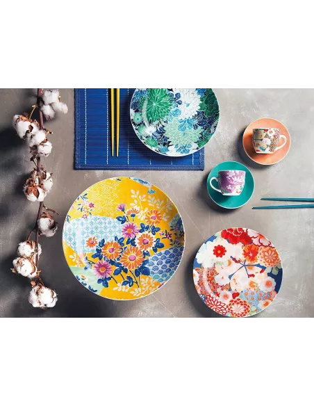 Servizio Piatti 18 Pz Kimono ExcélsaServizio Piatti 18 Pz Kimono Excélsa