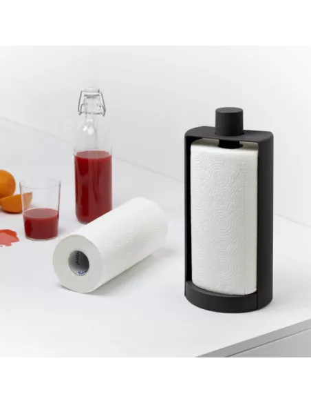 Portarotolo Stop Colore Carbon Black