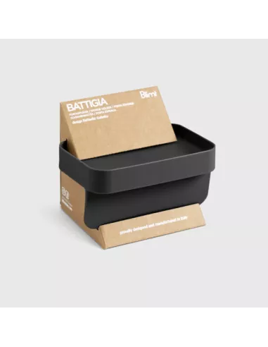 Portaspugna Battigia Colore Carbon Black