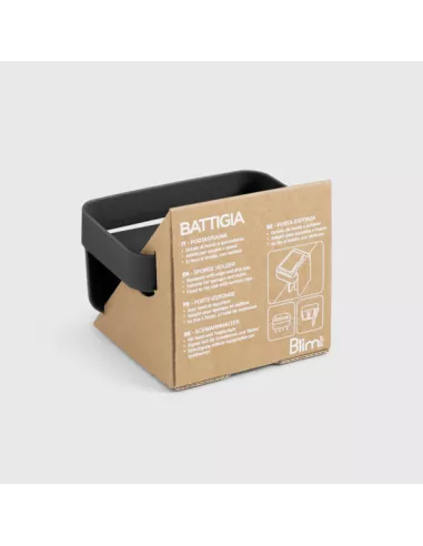 Portaspugna Battigia Colore Carbon Black