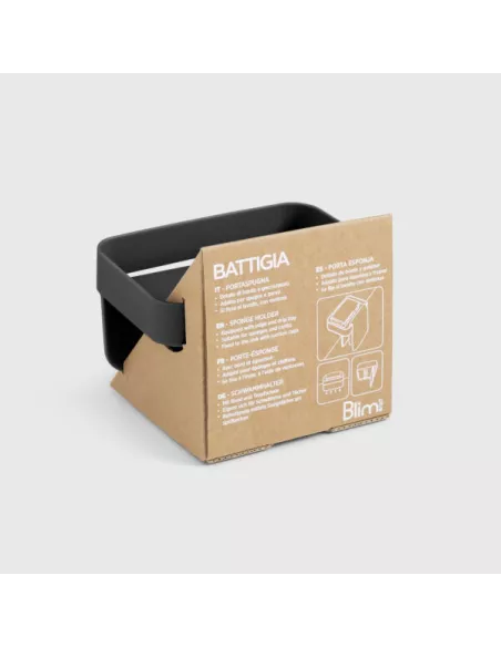 Portaspugna Battigia Colore Carbon Black
