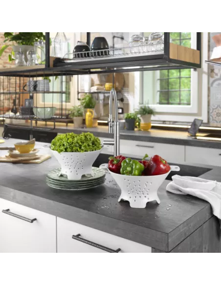 Scolapasta Cosmo M Colore Arctic White