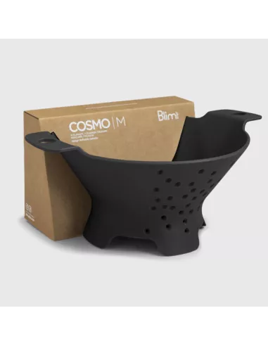 Scolapasta Cosmo M Colore Carbon Black