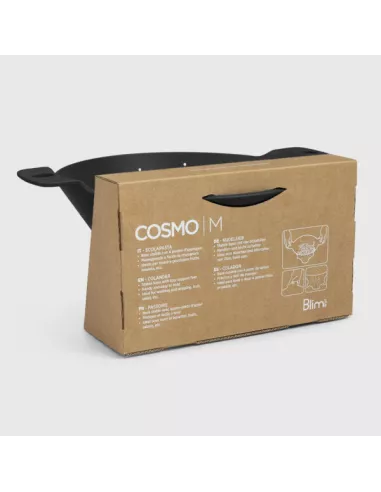 Scolapasta Cosmo M Colore Carbon Black