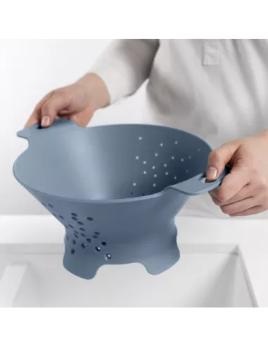Scolapasta Cosmo M Colore Ocean Dark