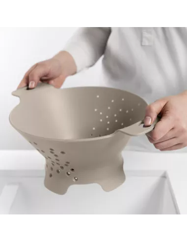 Scolapasta Cosmo M Colore Moka Grey
