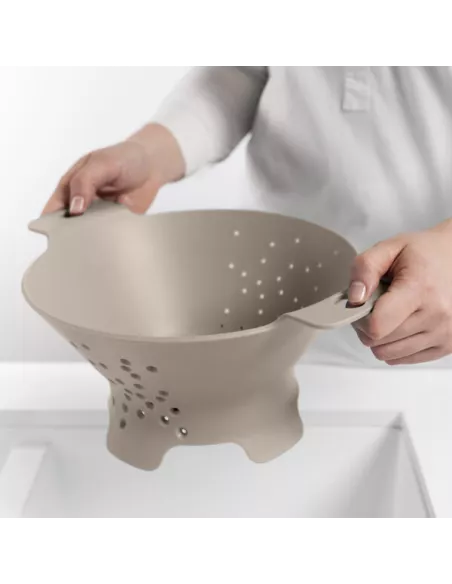 Scolapasta Cosmo M Colore Moka Grey