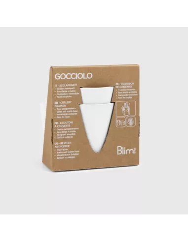 Scolapasta Gocciolo Colore Arctic White