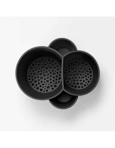 Scolapasta Gocciolo Colore Carbon Black