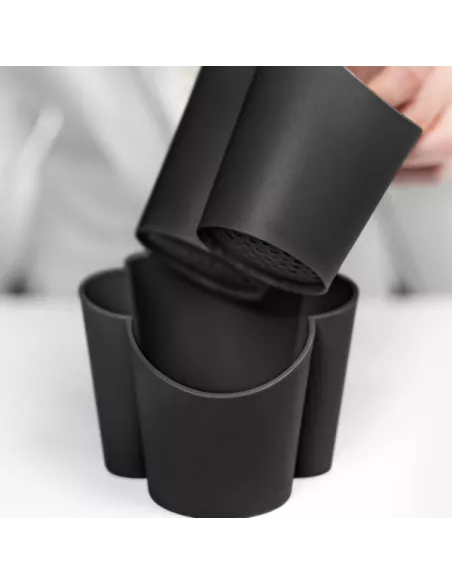 Scolapasta Gocciolo Colore Carbon Black