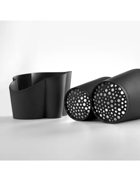 Scolapasta Gocciolo Colore Carbon Black