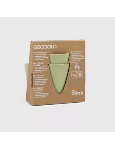 Scolapasta Gocciolo Colore Forest Light