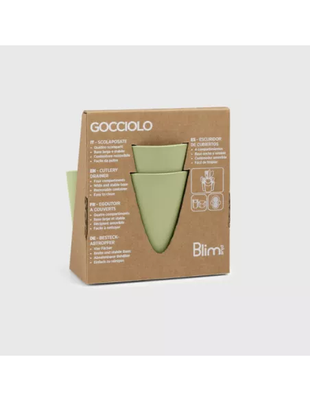 Scolapasta Gocciolo Colore Forest Light