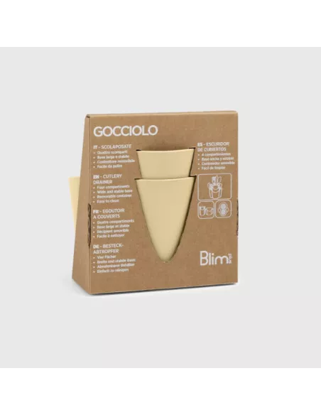 Scolapasta Gocciolo Colore Desert Light