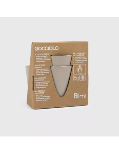 Scolaposate Gocciolo Colore Moka Grey
