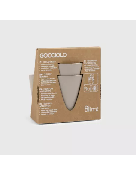Scolapasta Gocciolo Colore Moka Grey