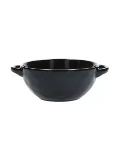 Concerto Nero Ciotola Zuppa Con Manici 600cc