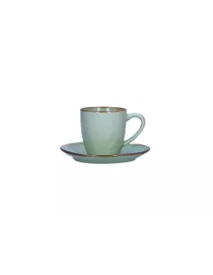 Concerto Tè Verde Tazza Caffè Con Piattino 90cc