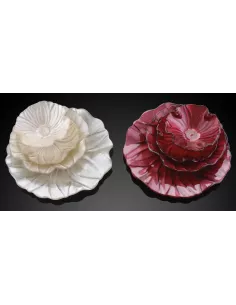 Magnolia Coppetta Cm.19 Decoro Rosso Perlaceo 2
