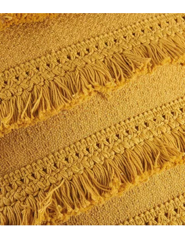 Cuscino In Cotone Giallo Cm 45x45 Cod. 1C156 - L'oca Nera