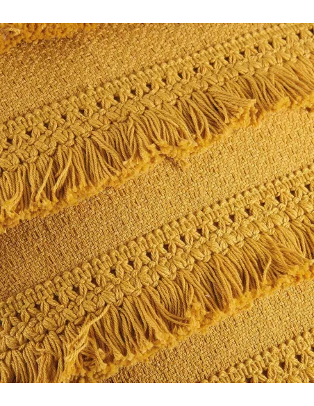 Cuscino In Cotone Giallo Cm 45x45 Cod. 1C156 - L'oca Nera