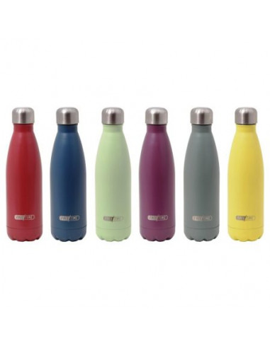 Bottiglia Termica 300ml In Acciaio Colori Assortiti - 1Pz