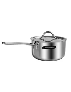 Casseruola Manico Lungo Cm 14 Senza Coperchio In Acciaio Inox 18/10 Buon Appetito