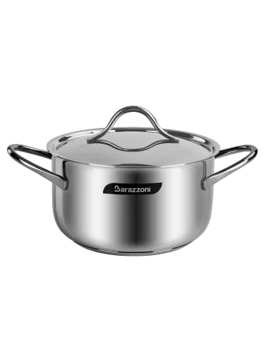 Casseruola Cm 22 In Acciaio Inox 18/10 Senza Coperchio Io Chef
