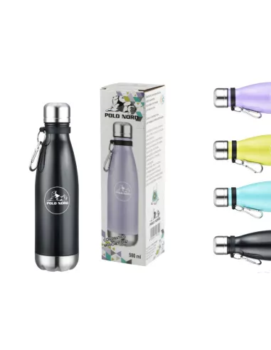 Bottiglia Termica In Acciaio Inox 500 Ml Colori Assortiti - 1Pz